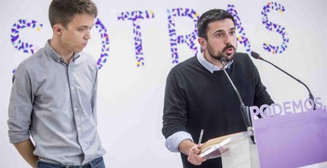 Íñigo Errejón y Ramón Espinar, en una imagen de archivo. E.P.