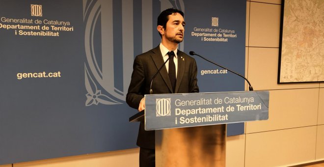 El conseller de Territorio y Sostenibilidad de la Generalitat, Damià Calvet