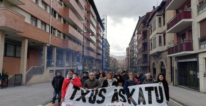 Manifestación en apoyo a los presos de ETA enfermos