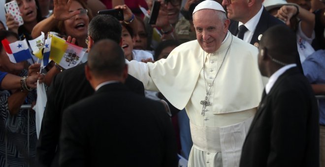 El papa Francisco en su participacion en la Jornada Mundial de la Juventud 2019. / EFE
