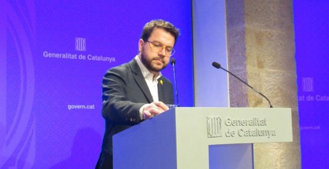 El vicepresidente del Govern, Pere Aragonès. / EUROPA PRESS