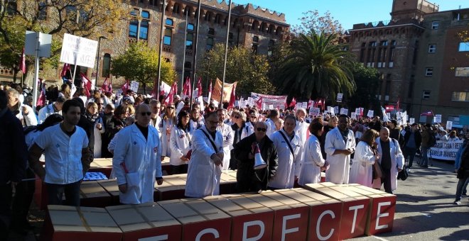 Imagen de archivo. Metges de Catalunya (MC) ha desconvocado la huelga de la sanidad concertada prevista para la próxima/ EUROPA PRESS