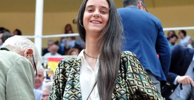 Victoria Federica de Marichalar, durante una corrida en Las Ventas . (Europa Press / Getty)