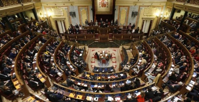 El Boletín Oficial del Estado (BOE) publica este martes el Real Decreto de disolución del Congreso de los Diputados y del Senado. /EFE