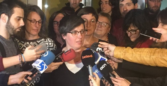 Mireia Boya, portaveu del secretariat nacional de la CUP, després del consell polític en què s'ha decidit no anar al 28-A. CUP