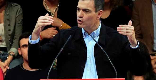 El presidente del Gobierno y secretario general del PSOE, Pedro Sánchez, este sábado en Madrid. EFE/Fernando Alvarado