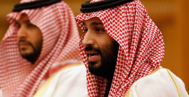 El príncipe heredero Mohammed bin Salman en una reunión el 22 de febrero de 2019 | AFP