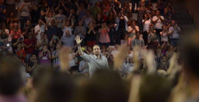 Pablo Iglesias en un acto de campaña del 26J / Podemos
