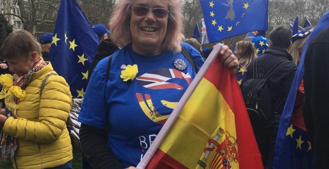 Manifestación que solicita la cancelación del Brexit./CRISTINA CASERO