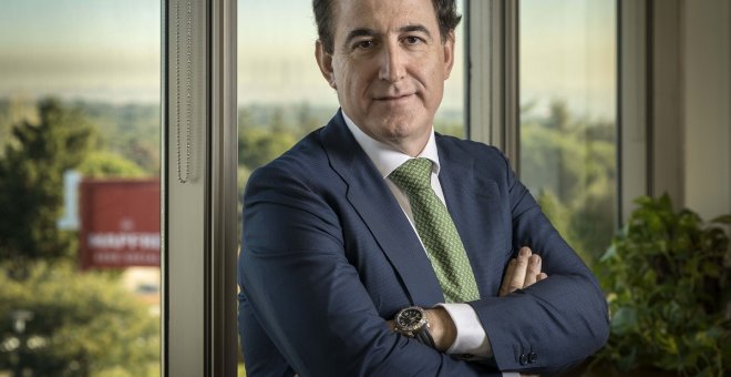 El presidente de Mapfre, Antonio Huertas. E.P.