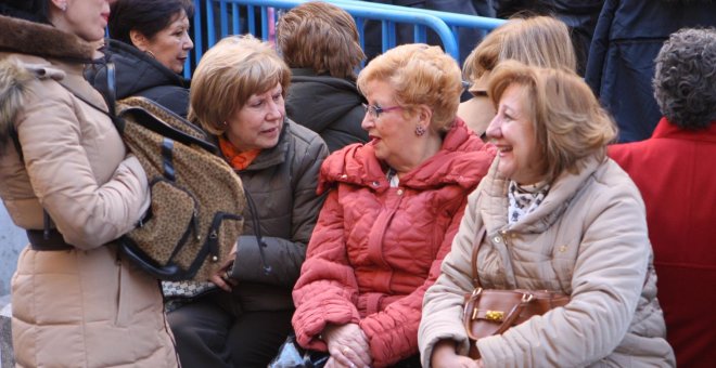 Mujeres pensionistas. E.P.