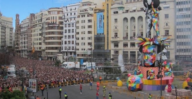 Las Fallas de València de 2019./Europa Press