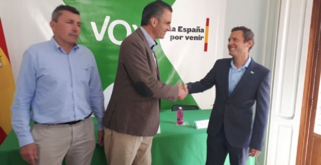 Imagen de la inauguración de la sede de Vox en Cartagena. /Vox Cartagena