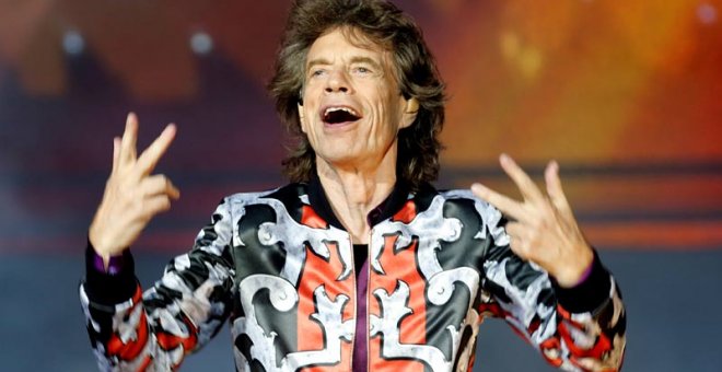 Mick Jagger durante un concierto con los Rolling Stones en Marsella. (REUTERS)