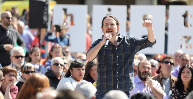 El líder de Podemos, Pablo Iglesias. DAVID DOMENCH/EP