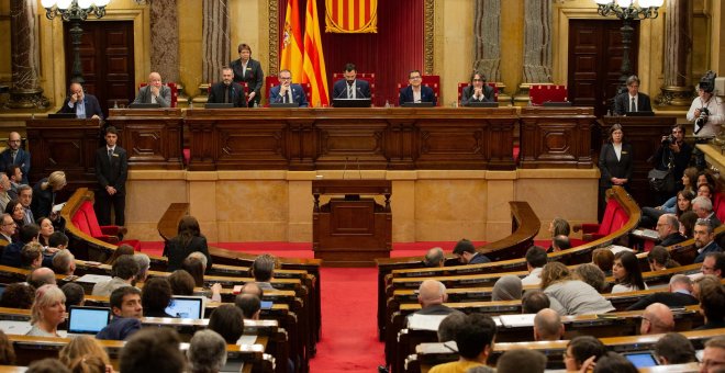 Imagen del Parlament de Catalunya. / EUROPA PRESS - DAVID ZORRAKINO