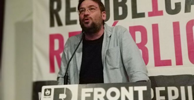 Albano Dante Fachin durant el míting central del Front Republicà. FRONT REPUBLICÀ