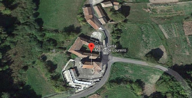 Las piezas están ubicadas en la parroquia de Santa Mariña de Loureiro, en el término municipal de O Irixo./ GOOGLE MAPS