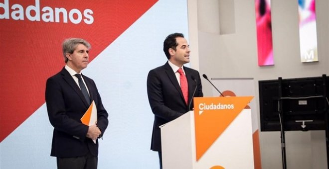 Ángel Garrido en su presentación como número 13 de Cs a la Comunidad de Madrid. / CIUDADANOS