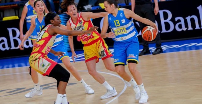 Jugadoras de la selección nacional de baloncesto.