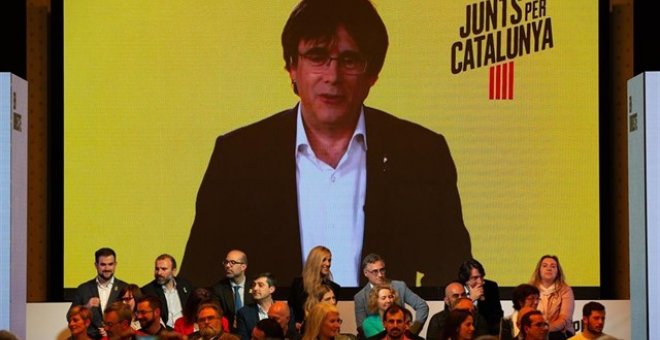 Puigdemont anuncia acciones legales contra la JEC. Europa Press