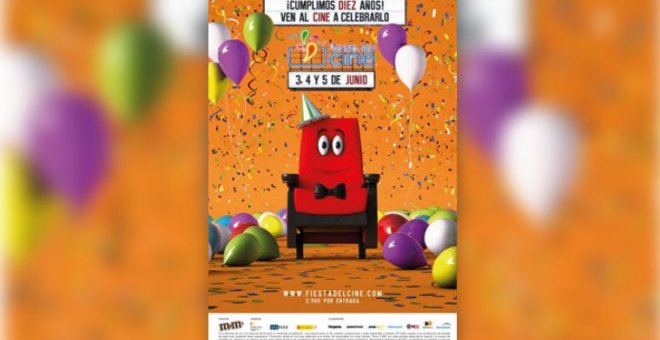 Cartel de promoción de la Fiesta del Cine 2019.