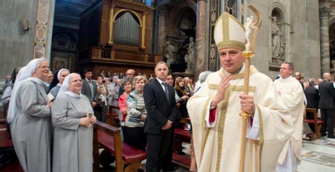 El cardenal Konrad Krajewski. Reuters