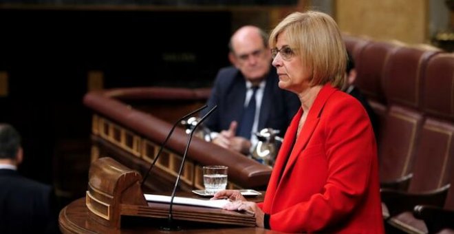 García Pelayo, en el Congreso de los Diputados. EFE