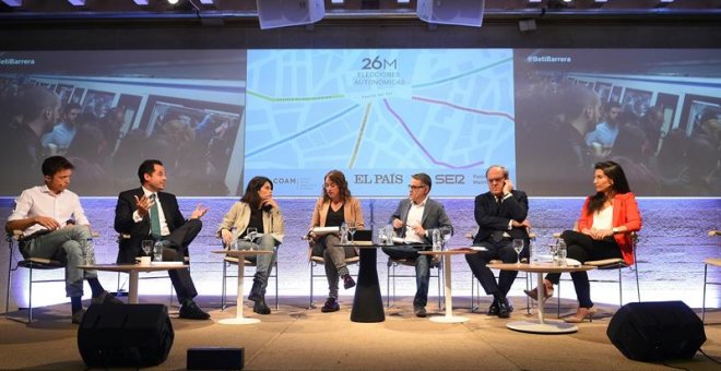 Debate de los candidatos a la Comunidad de Madrid organizado por 'El País' y 'Cadena Ser' / EFE