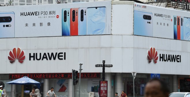 Una tienda de Huawei en la ciudad china de Nanning. /REUTERS