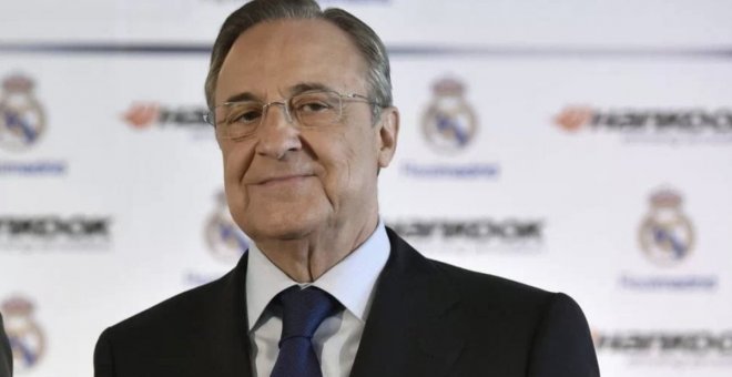 Imagen de archivo de Florentino Pérez, presidente del Real Madrid. - EFE