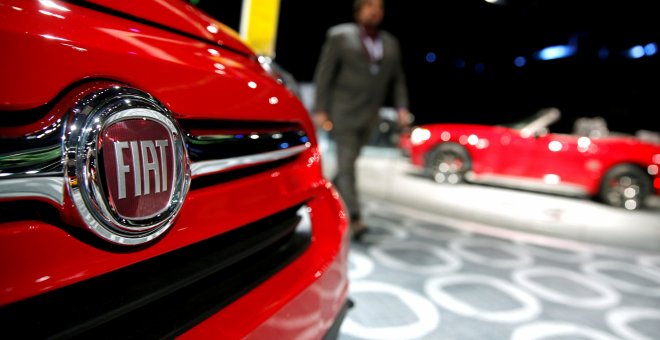 Un vehículo de Fiat, en el Salon del Automóvil de Detroit. REUTERS/Jonathan Ernst