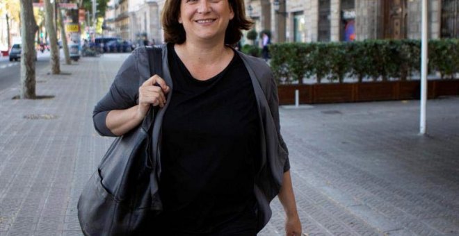 La alcaldesa de Barcelona en funciones y líder de BComú, Ada Colau. (QUIQUE GARCÍA | EFE)