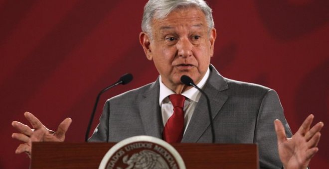 El presidente de México, Andrés Manuel López Obrador, habla durante una rueda de prensa.- EFE/ MARIO GUZMÁN