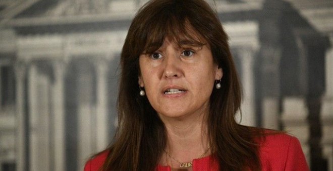 La portavoz parlamentaria de Junts en el Congreso y exconsellera catalana de Cultura, Laura Borràs. Europa Press