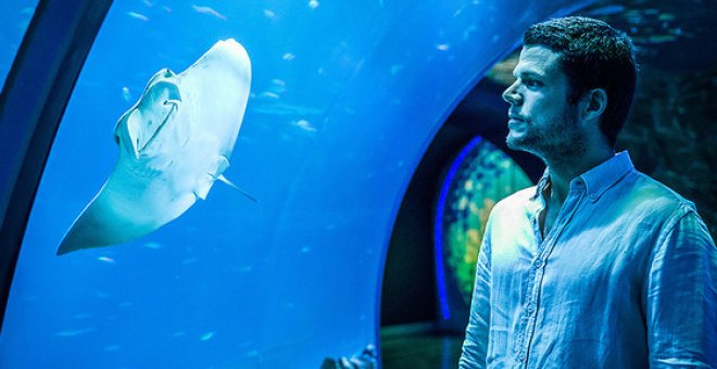 Nacho Dean en el Atlantis Aquarium de Madrid. / Álvaro Muñoz Guzmán (SINC)