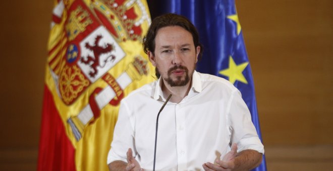 Pablo Iglesias, en rueda de prensa el pasado 11 de junio. / Eduardo Parra, EUROPA PRESS