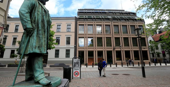 El edificio del banco central de Noruega, en Oslo. REUTERS / Ints Kalnins