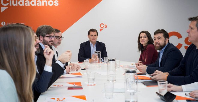 Una reunión de la Ejecutiva de Ciudadanos. EFE/Archivo