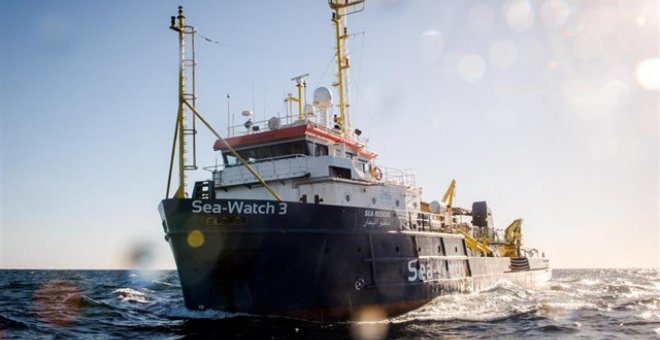 Imagen de archivo del barco humanitario de Sea Watch 3.