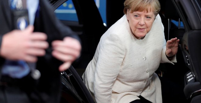 Merkel, este martes en Estrasburgo. Geoffroy Van Der Hasselt / Reuters