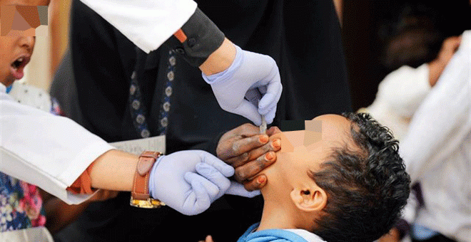 Vacunación contra el cólera en Saná, la capital de Yemen. / REUTERS