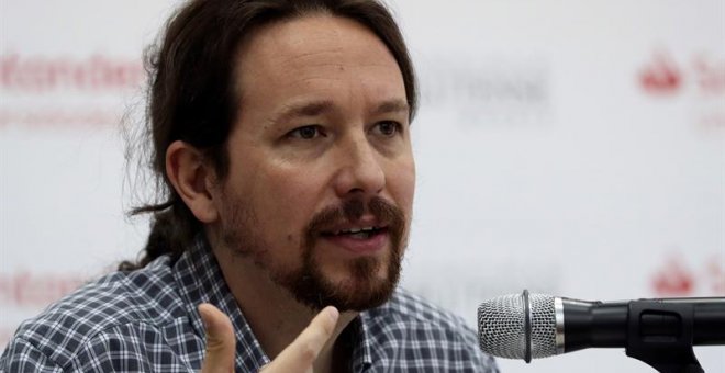 El líder de Podemos, Pablo Iglesias