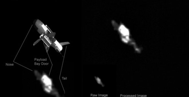 Imagen del avión espacial secreto estadounidense no tripulado X37B/OTV-5 | Ralph Vandebergh
