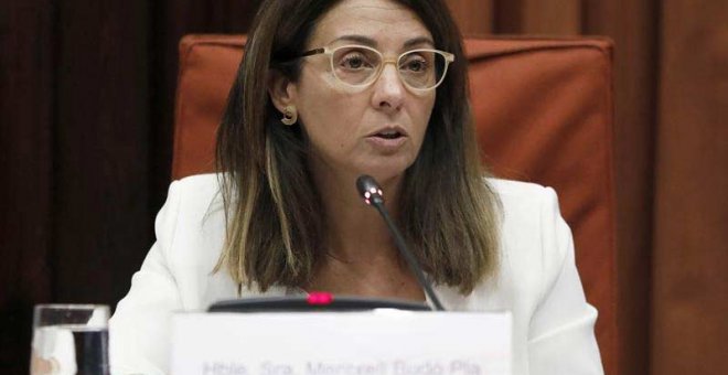 La consellera de la Presidencia de la Generalitat de Catalunya, Meritxell Budó. (ANDREU DALMAU | EFE)