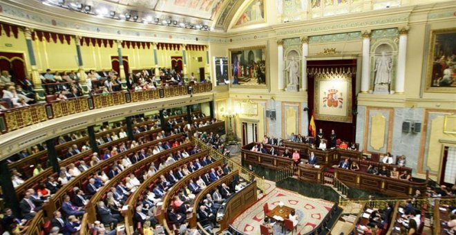 La tercera jornada del debate de investidura que el jueves vivirá el Congreso. Europa Press