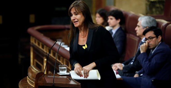 La portavoz de JxCat en el debate de investidura , Laura Borràs / EFE