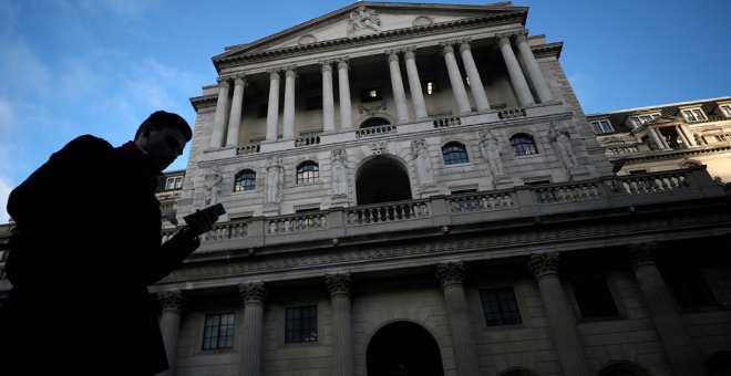 Edificio del Banco de Inglaterra (BoE, según sus siglas en inglés), en la City londinense. REUTERS/Hannah McKay