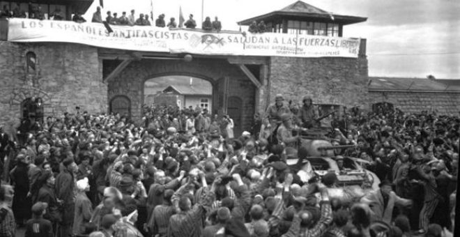 El campo de concentración de Mathausen, el día de su liberación