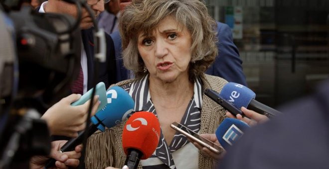 19/08/2019 -La ministra de Sanidad, Consumo y Bienestar Social en funciones, María Luisa Carcedo / EFE - Alberto Morante